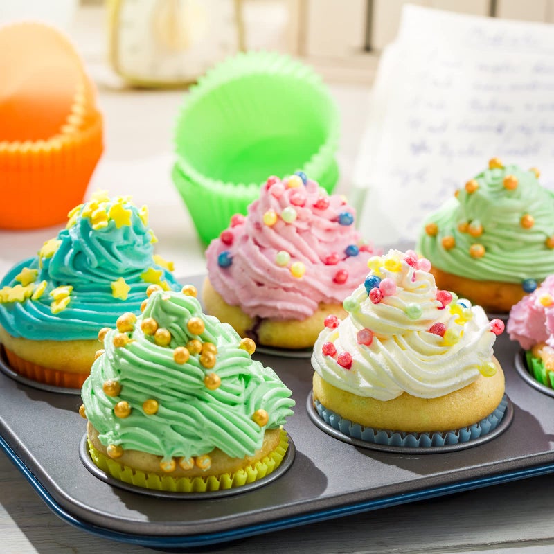 Warm party Warmparty Blue Baking Cups Cupcake Liners Wrappers Paper Muffin Standard Sized 300 Count - Image 4